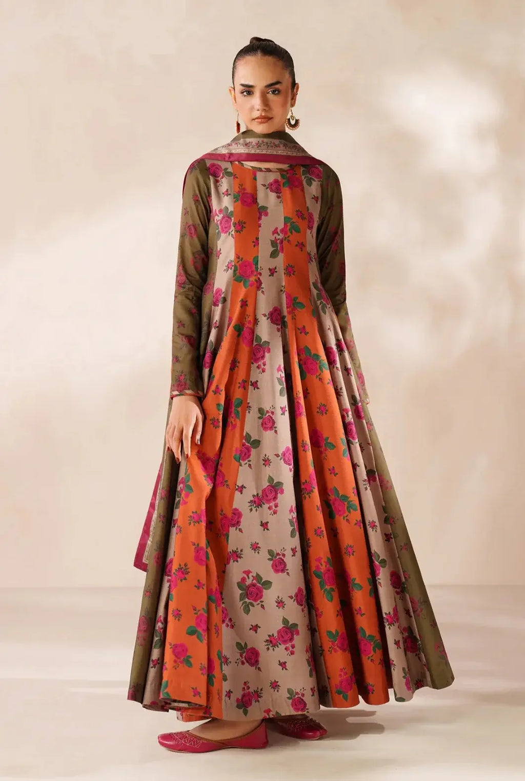 Maxi 3pc - Affordable Women Clothing Brands in Pakistan kinzay