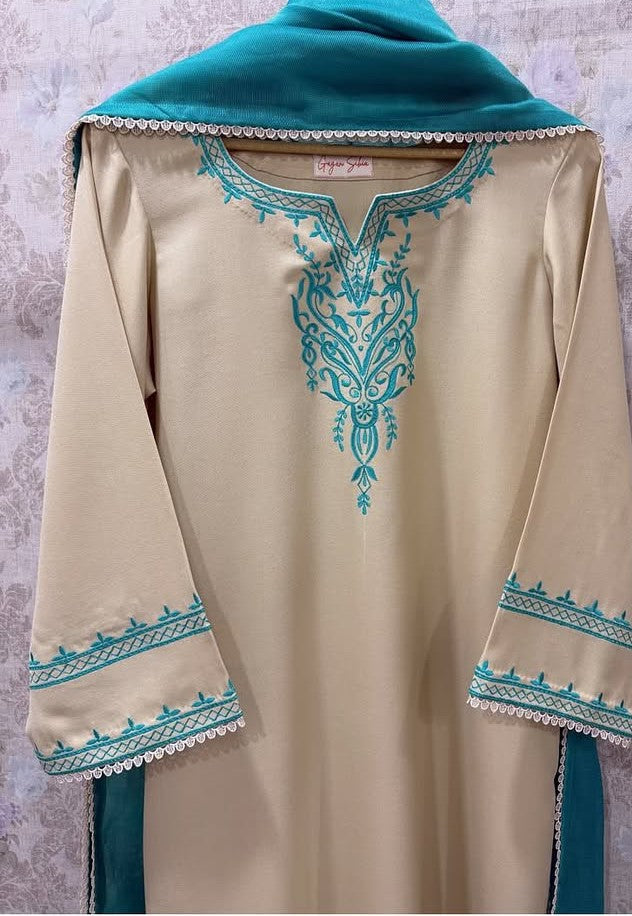 Decent Skin Embroidered 2Pc Abeeha Collection